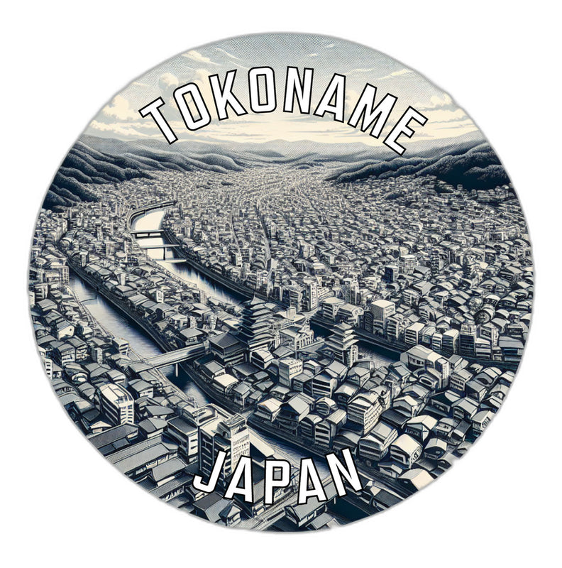 Tokoname Japan Souvenir Die Cut Flat Magnet 2-Inch