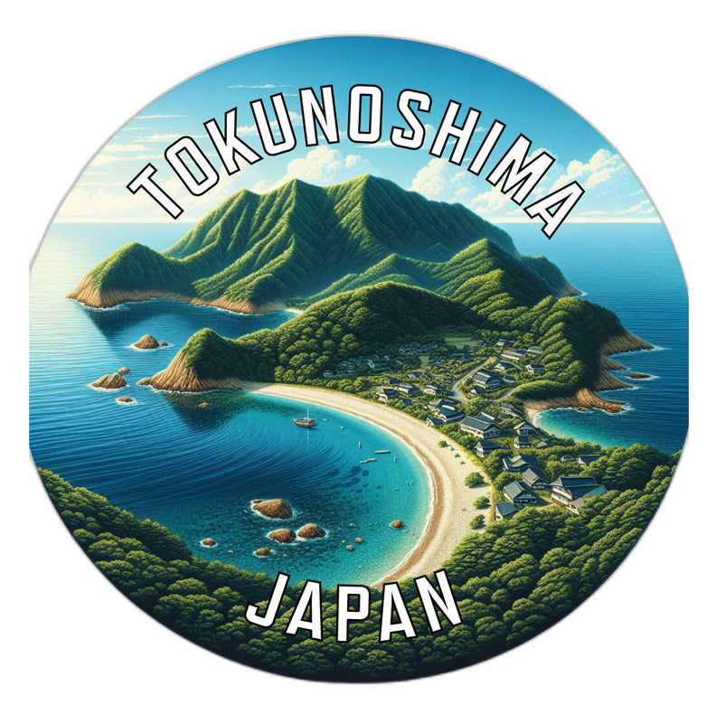 Tokunoshima Japan Souvenir Die Cut Flat Magnet 6-Inch