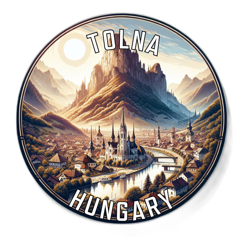 Tolna Hungary Souvenir Vinyl Decal Sticker 2-Inch
