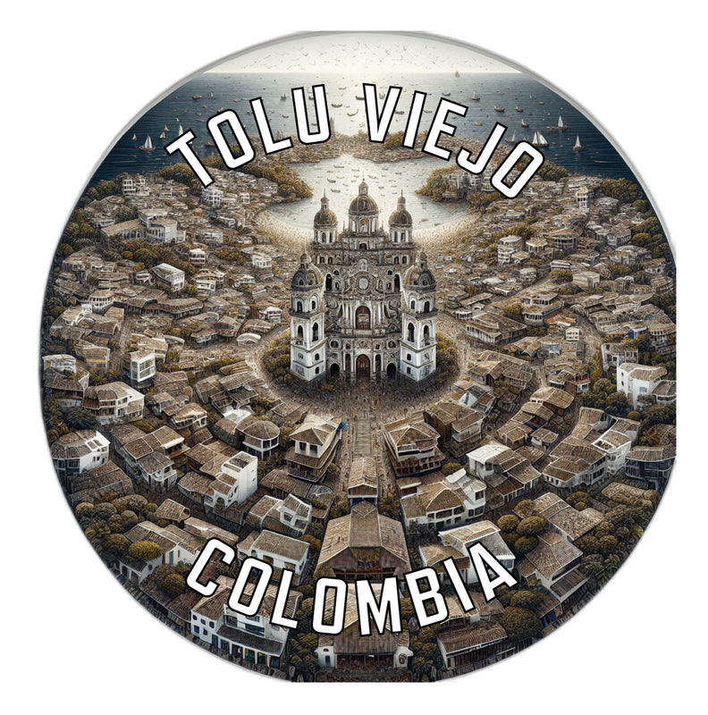 Tolu Viejo Colombia Souvenir Vinyl Decal Sticker 6-Inch