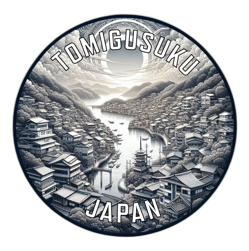 Tomigusuku Japan Souvenir Die Cut Flat Magnet 2-Inch