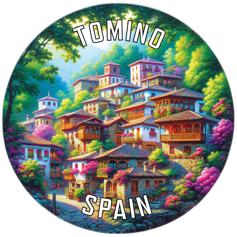 Tomino Spain Souvenir Die Cut Flat Magnet 2-Inch