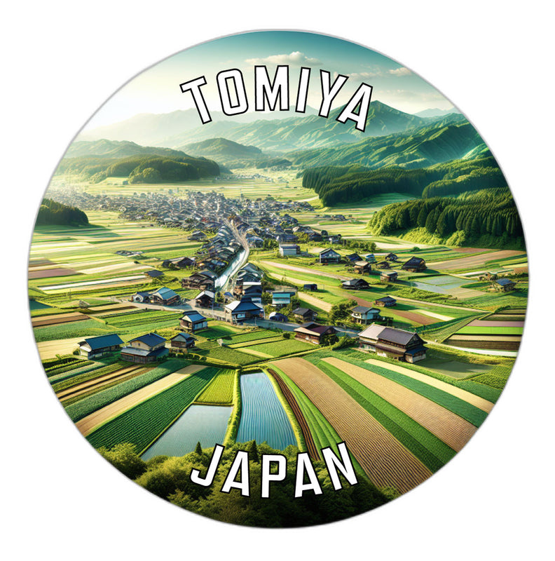 Tomiya Japan Souvenir Vinyl Decal Sticker 2-Inch