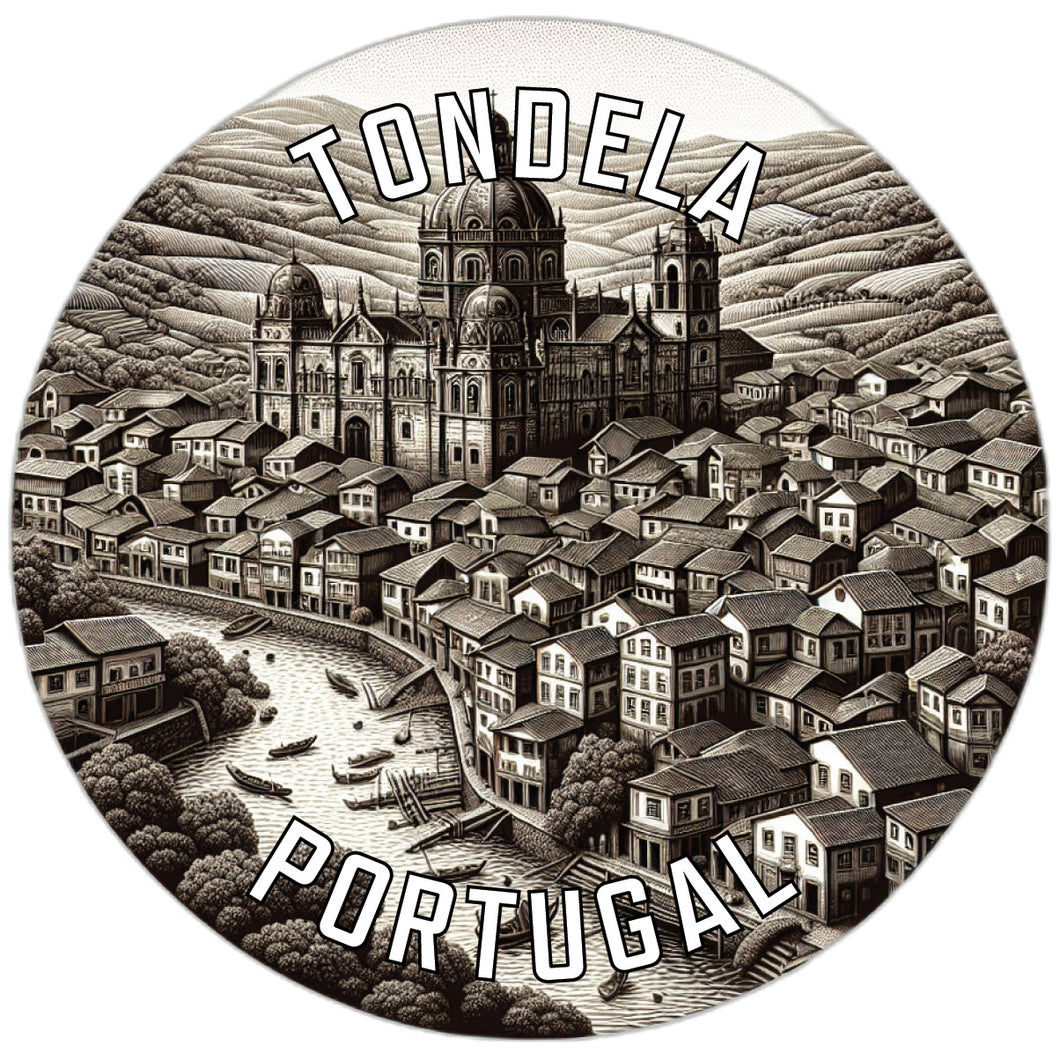 Tondela Portugal Souvenir Die Cut Flat Magnet 2-Inch