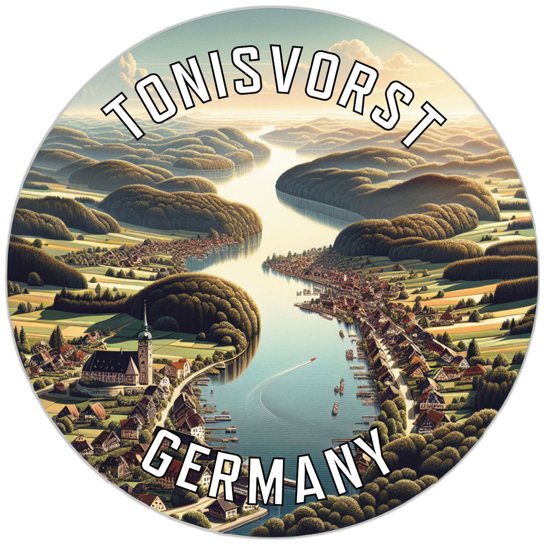 Tonisvorst Germany Souvenir Vinyl Decal Sticker 6-Inch