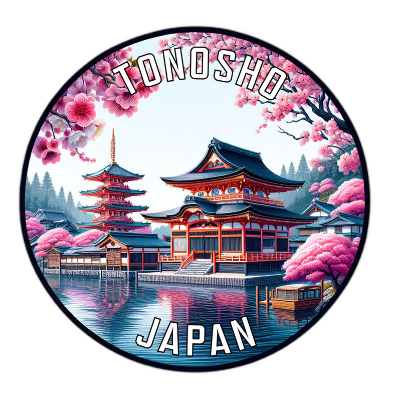 Tonosho Japan Souvenir Die Cut Flat Magnet 3-Inch
