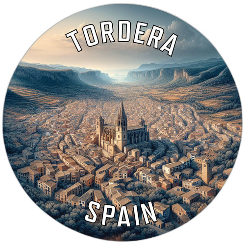 Tordera Spain Souvenir Die Cut Flat Magnet 6-Inch