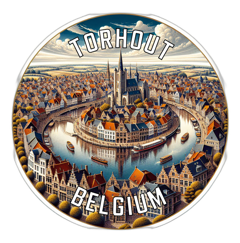 Torhout Belgium Souvenir Vinyl Decal Sticker 6-Inch