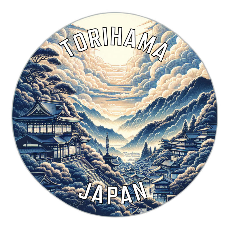 Torihama Japan Souvenir Vinyl Decal Sticker 2-Inch
