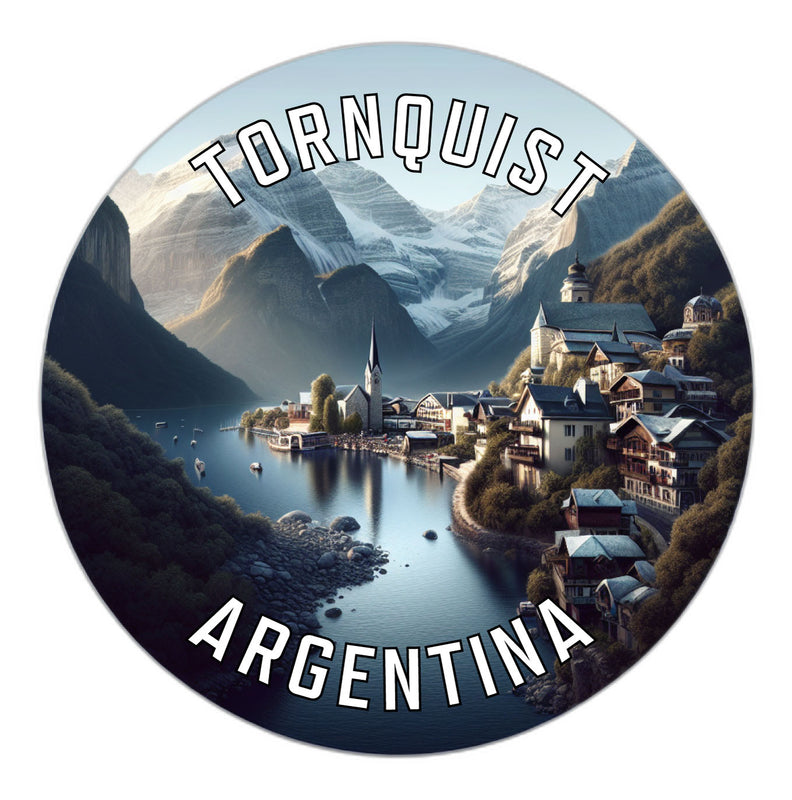 Tornquist Argentina Souvenir Die Cut Flat Magnet 6-Inch