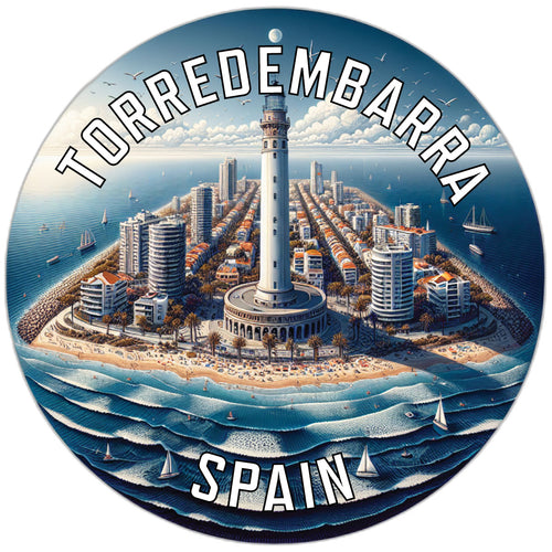 Torredembarra Spain Souvenir Die Cut Flat Magnet 2-Inch