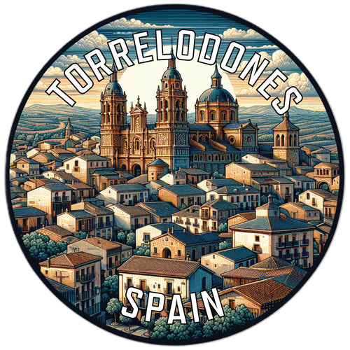 Torrelodones Spain Souvenir Die Cut Flat Magnet 6-Inch