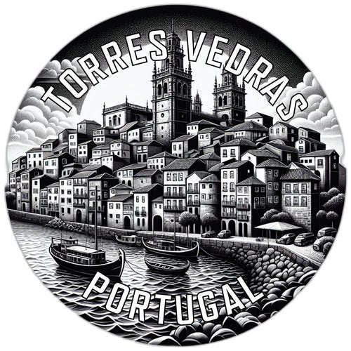 Torres Vedras Portugal Souvenir Die Cut Flat Magnet 2-Inch