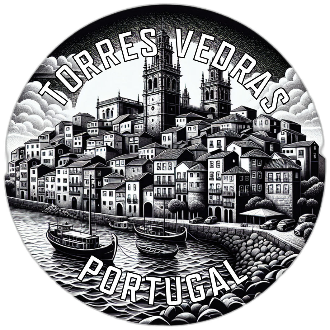 Torres Vedras Portugal Souvenir Die Cut Flat Magnet 2-Inch