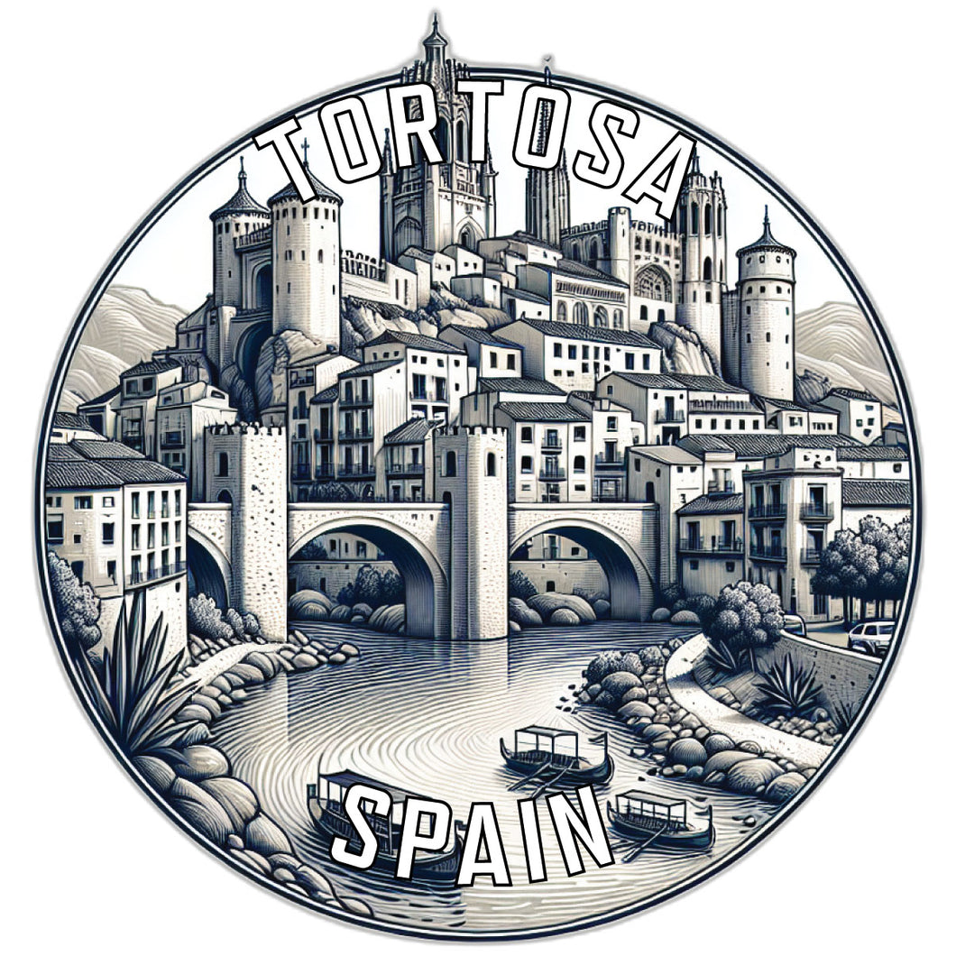 Tortosa Spain Souvenir Die Cut Flat Magnet 6-Inch