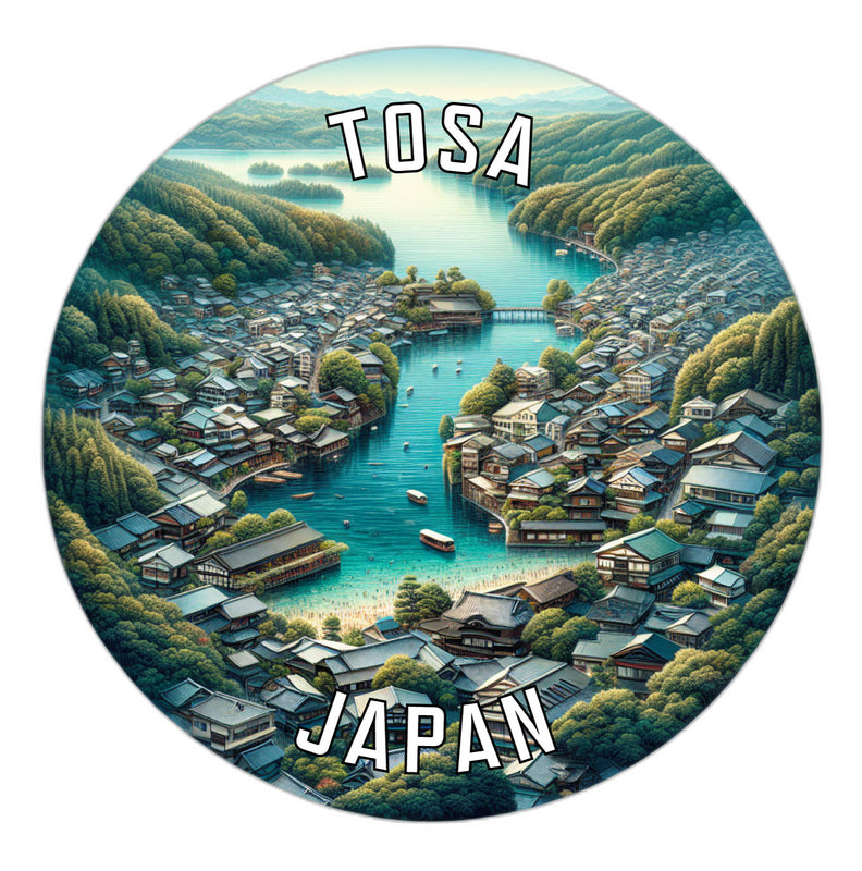 Tosa Japan Souvenir Die Cut Flat Magnet 6-Inch