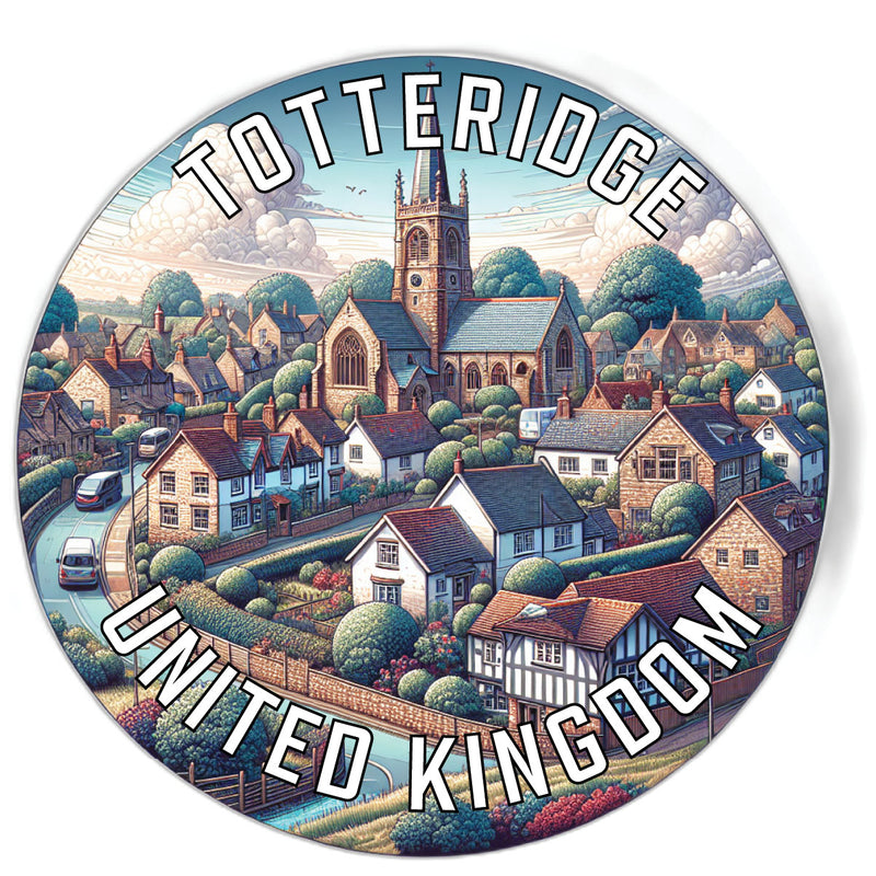 Totteridge United Kingdom Souvenir Die Cut Flat Magnet 6-Inch
