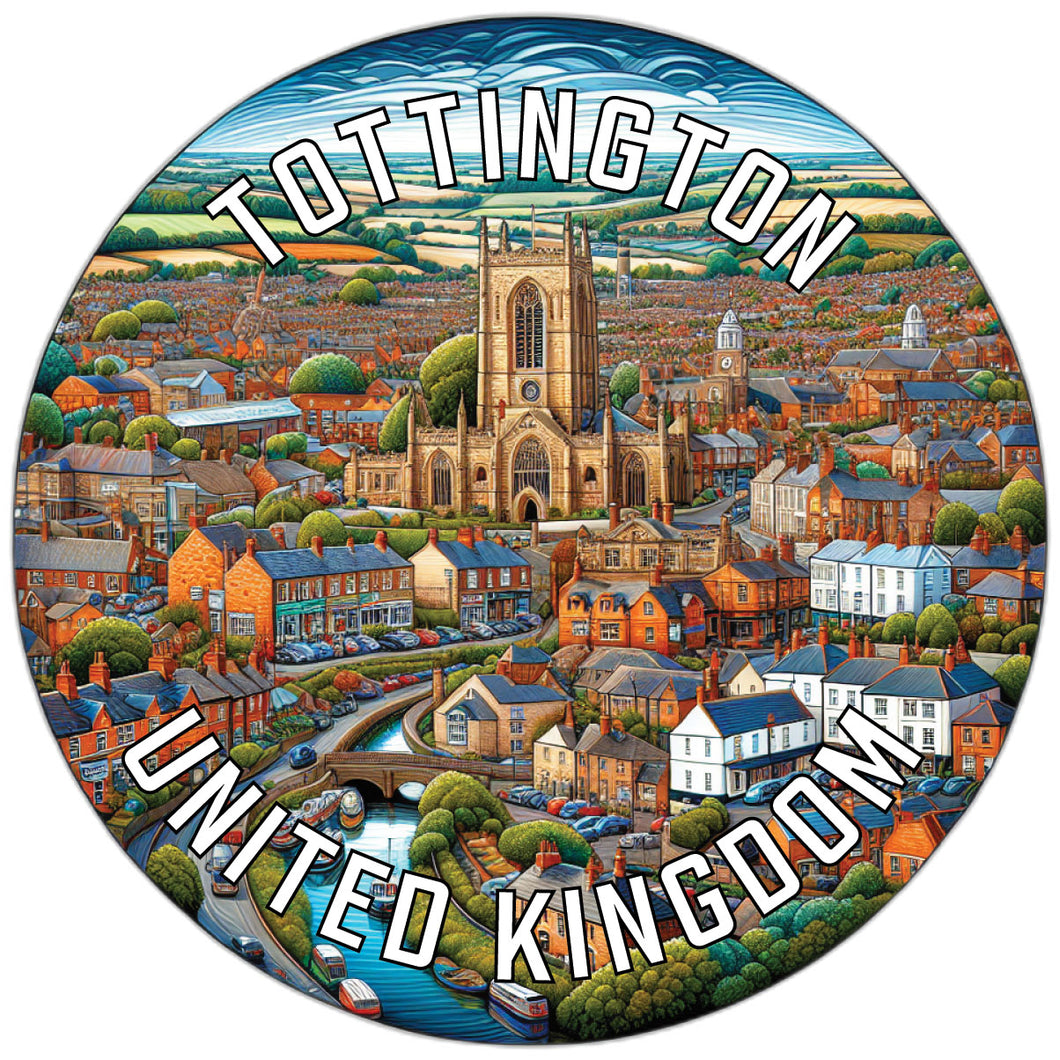 Tottington United Kingdom Souvenir Vinyl Decal Sticker 6-Inch