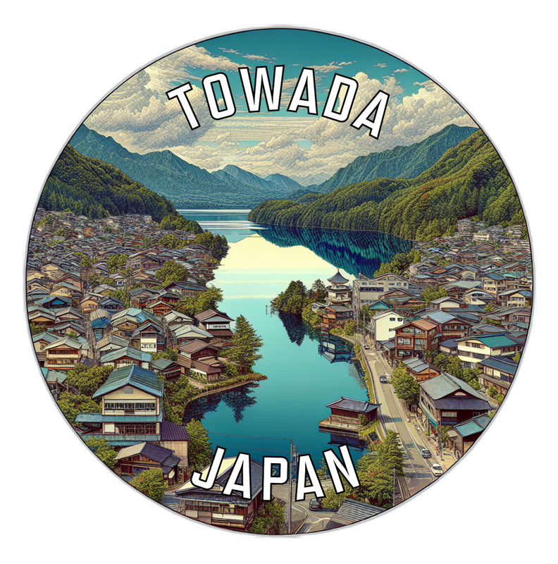 Towada Japan Souvenir Vinyl Decal Sticker 6-Inch