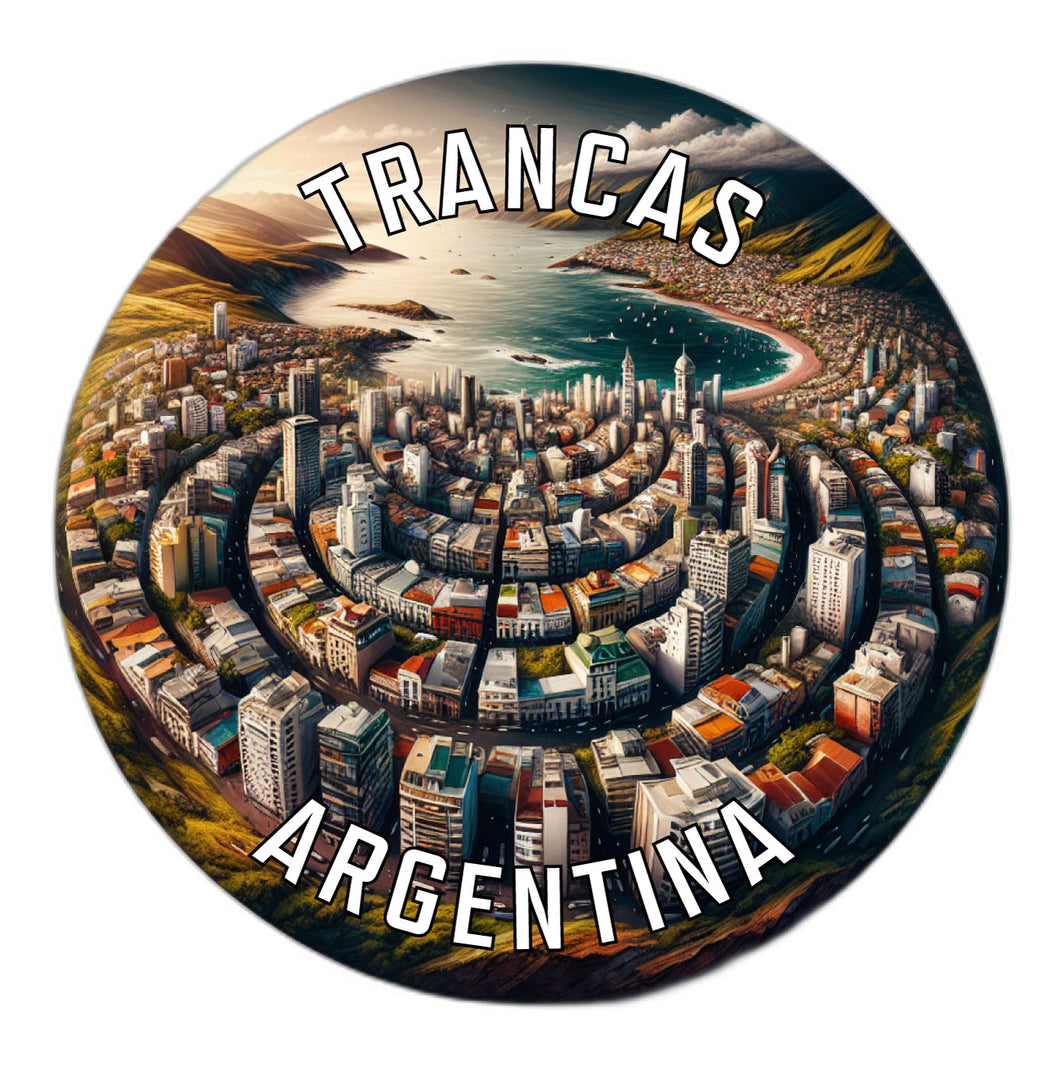 Trancas Argentina Souvenir Die Cut Flat Magnet 2-Inch