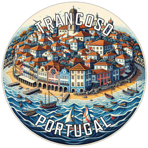 Trancoso Portugal Souvenir Die Cut Flat Magnet 2-Inch