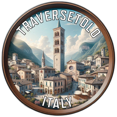 Traversetolo Italy Souvenir Die Cut Flat Magnet 2-Inch