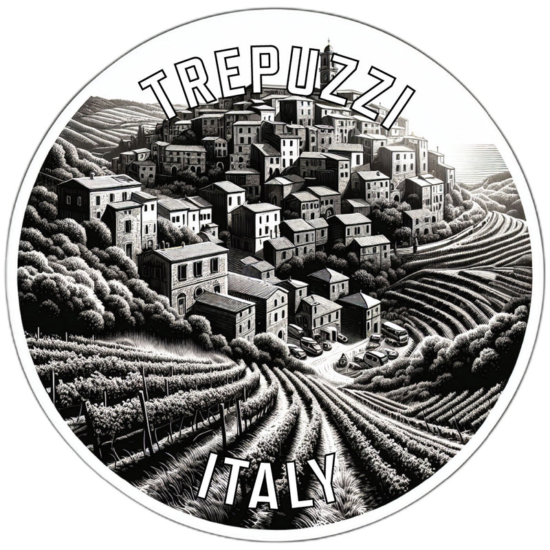 Trepuzzi Italy Souvenir Die Cut Flat Magnet 6-Inch