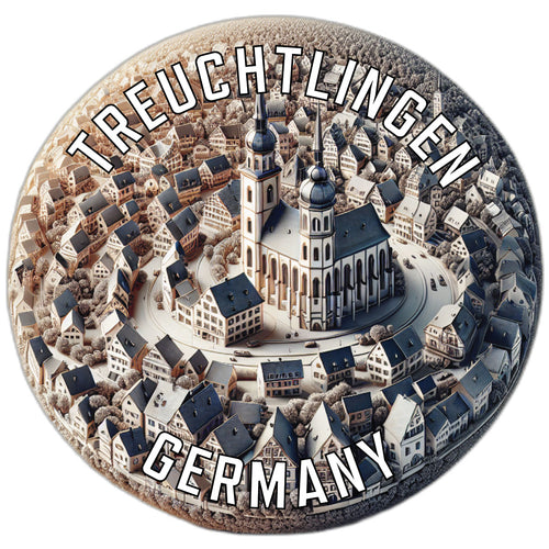 Treuchtlingen Germany Souvenir Die Cut Flat Magnet 2-Inch