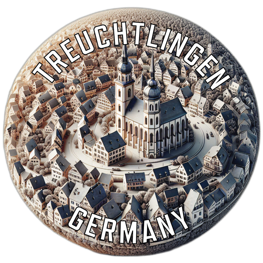 Treuchtlingen Germany Souvenir Die Cut Flat Magnet 2-Inch