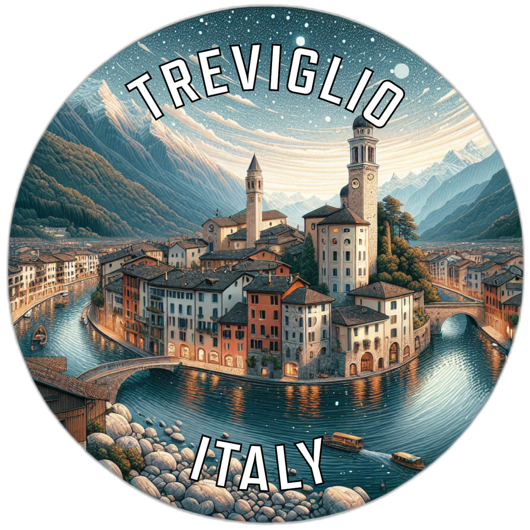 Treviglio Italy Souvenir Vinyl Decal Sticker 2-Inch