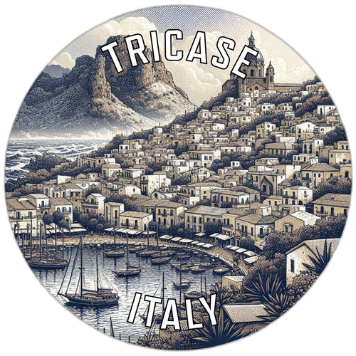 Tricase Italy Souvenir Die Cut Flat Magnet 6-Inch