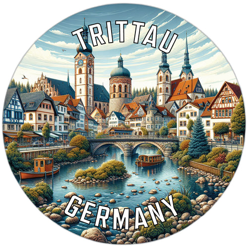 Trittau Germany Souvenir Vinyl Decal Sticker 2-Inch