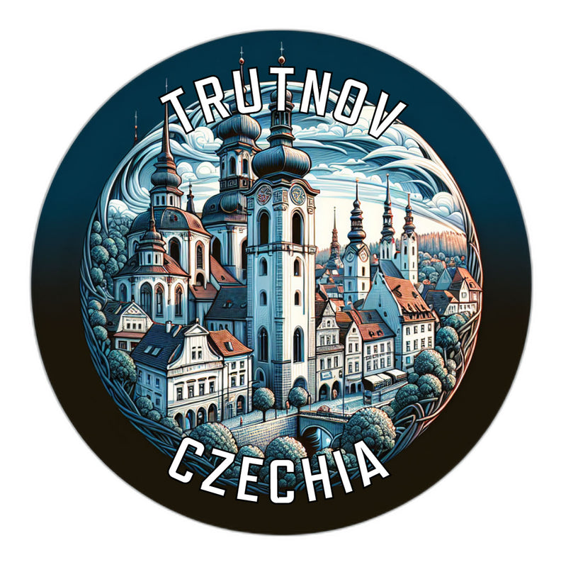 Trutnov Czechia Souvenir Die Cut Flat Magnet 2-Inch