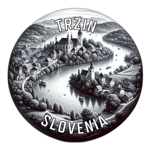 Trzin Slovenia Souvenir Vinyl Decal Sticker 2-Inch