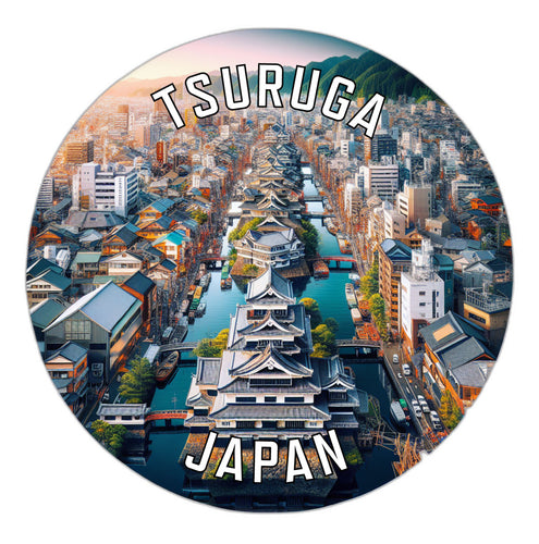 Tsuruga Japan Souvenir Vinyl Decal Sticker 2-Inch