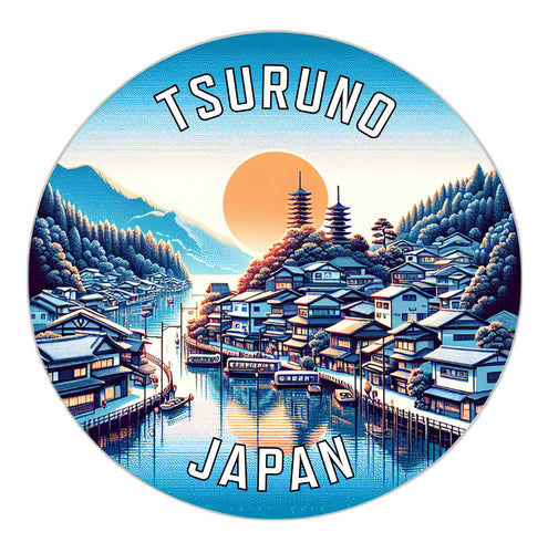 Tsuruno Japan Souvenir Vinyl Decal Sticker 2-Inch