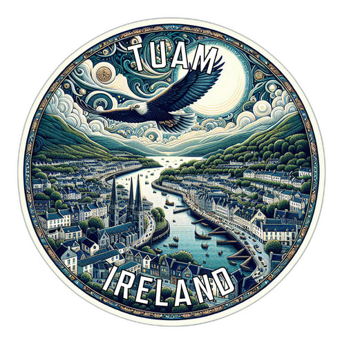 Tuam Ireland Souvenir Vinyl Decal Sticker 6-Inch