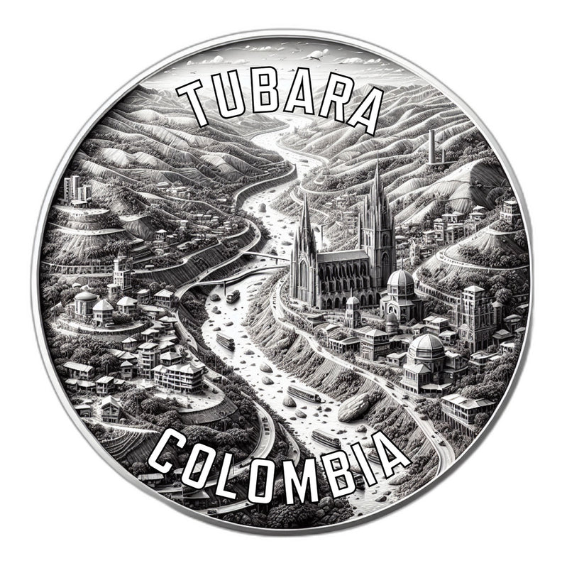 Tubara Colombia Souvenir Vinyl Decal Sticker 2-Inch