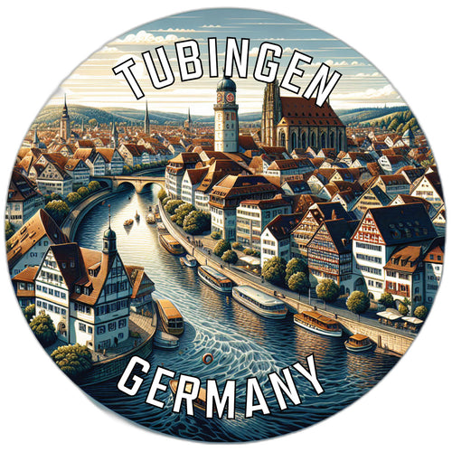 Tubingen Germany Souvenir Vinyl Decal Sticker 6-Inch