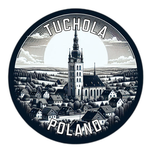 Tuchola Poland Souvenir Vinyl Decal Sticker 6-Inch