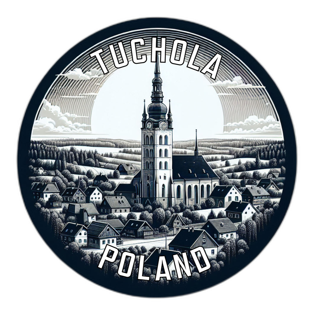Tuchola Poland Souvenir Vinyl Decal Sticker 6-Inch