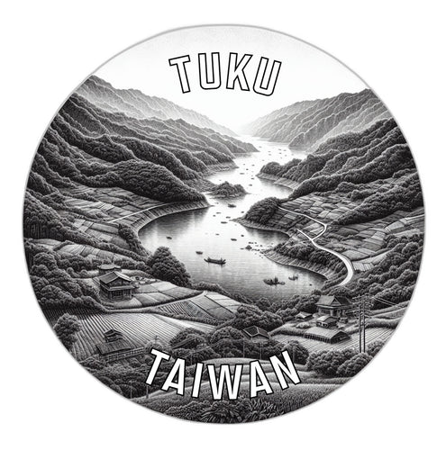Tuku Taiwan Souvenir Vinyl Decal Sticker 2-Inch
