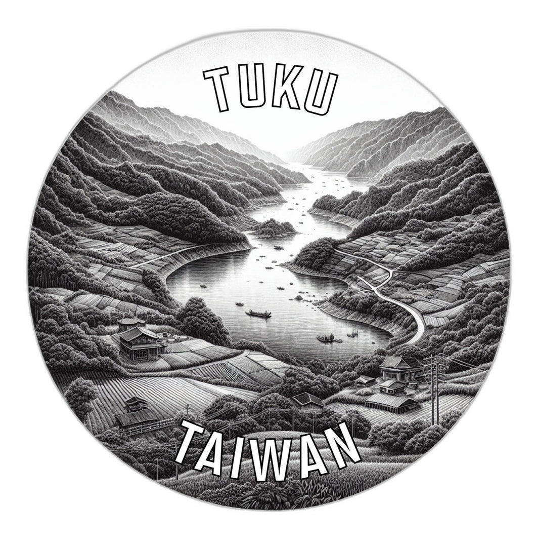 Tuku Taiwan Souvenir Vinyl Decal Sticker 2-Inch