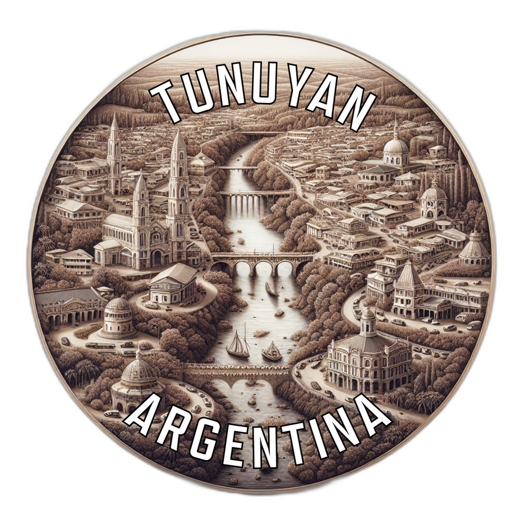 Tunuyan Argentina Souvenir Die Cut Flat Magnet 2-Inch