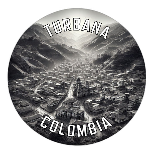 Turbana Colombia Souvenir Vinyl Decal Sticker 6-Inch