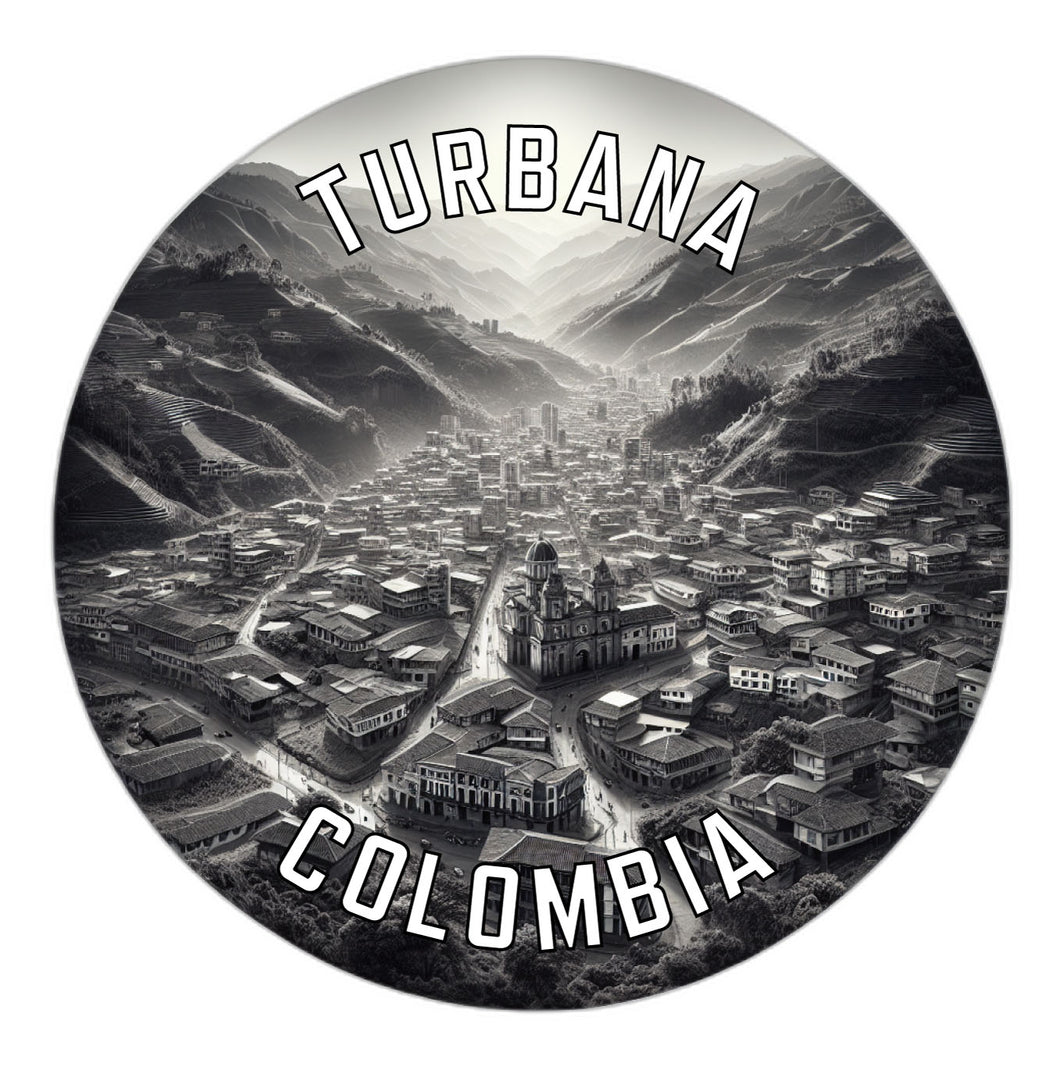Turbana Colombia Souvenir Vinyl Decal Sticker 6-Inch