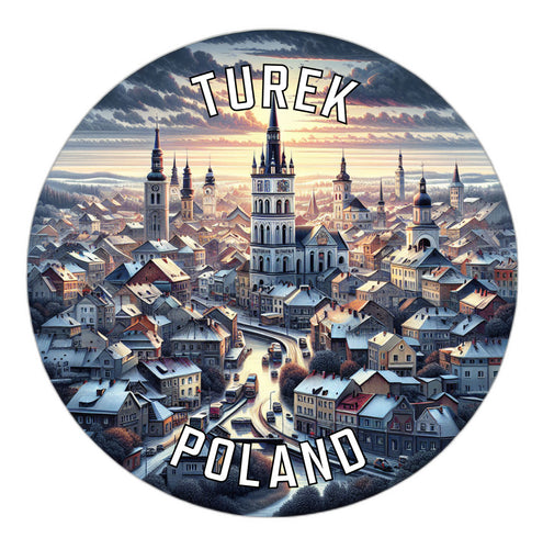 Turek Poland Souvenir Vinyl Decal Sticker 6-Inch