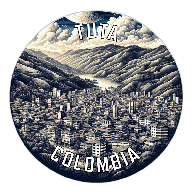 Tuta Colombia Souvenir Die Cut Flat Magnet 2-Inch