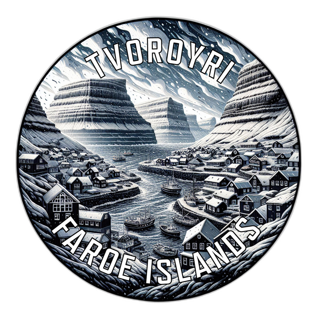Tvoroyri Faroe Islands Souvenir Vinyl Decal Sticker 2-Inch