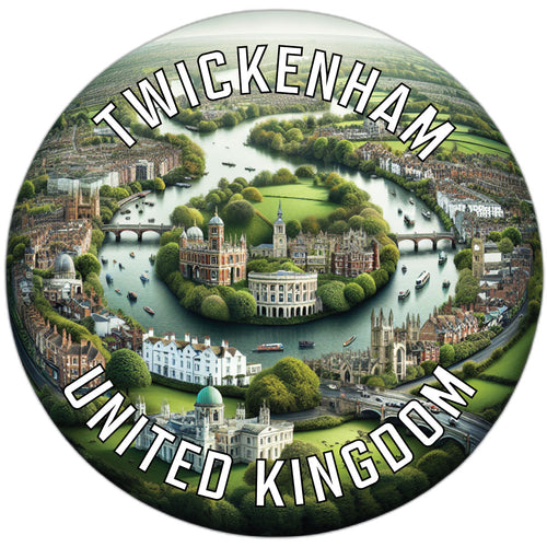 Twickenham United Kingdom Souvenir Die Cut Flat Magnet 6-Inch